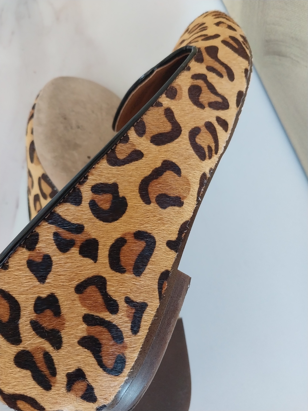 J. Crew JCREW Animal Cheetah Leopard  Slip-On Loafer Shoes Sz Size 7.5